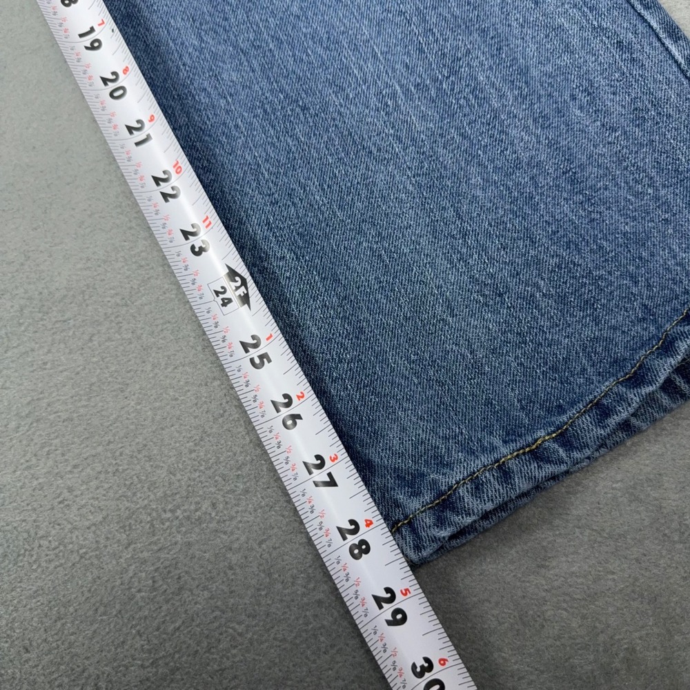 Lee Regular Fit Straight Leg Jeans Men's Blue Denim Medium Wash Cotton 38x28 - Picture 8 of 10